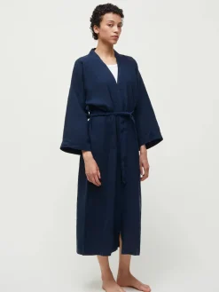 Aiayu Gaver Til Hende|Tøj<Kimono Linen, navy fra