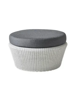 Cane-line Udendørs Loungemøbler|Havestole<Kingston Fodskammel fra