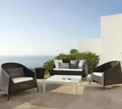 Cane-line Udendørs Loungemøbler|Havestole<Kingston Loungestol fra