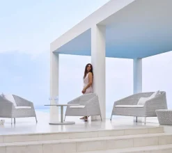 Cane-line Udendørs Loungemøbler|Havestole<Kingston Loungestol fra