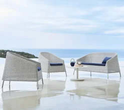 Cane-line Udendørs Loungemøbler<Kingston 2-pers. Loungesofa fra