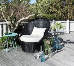 Cane-line Havestole|Udendørs Loungemøbler<Kingston Solstol med hjul fra