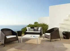 Cane-line Udendørs Loungemøbler|Havestole<Kingston Taburet fra