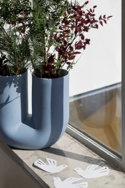 Muuto Vaser<Kink Vase, light blue fra