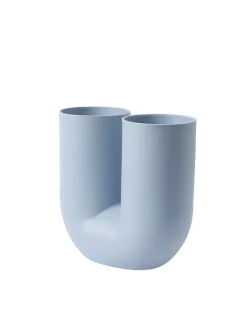 Muuto Vaser<Kink Vase, light blue fra