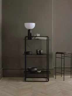 New Works Spots<Kizu Bordlampe Large, Black Marble fra