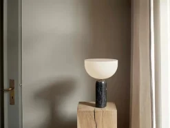 New Works Spots<Kizu Bordlampe Small, White Marble fra