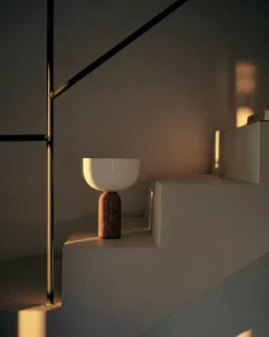 New Works Portable Lamper|Spots<Kizu Portable, White Marble fra