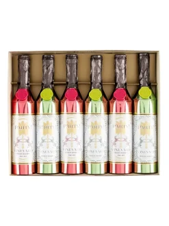 Caspari Juleborddækning<Knallerter, vinflasker, 6 stk. fra