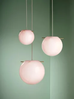 Frandsen Pendler|Spots<Koi Pendel, rose/brass Ø32 fra