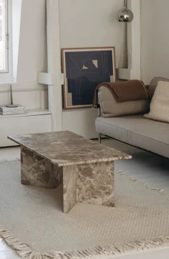 Wabi Sabi Nordic Sofaborde<Konkylie Sofabord, marrone fra