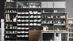 String Furniture Reolsystemer<Kontor, bundle E fra String