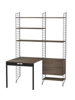 String Furniture Reolsystemer<Kontor, bundle E fra String