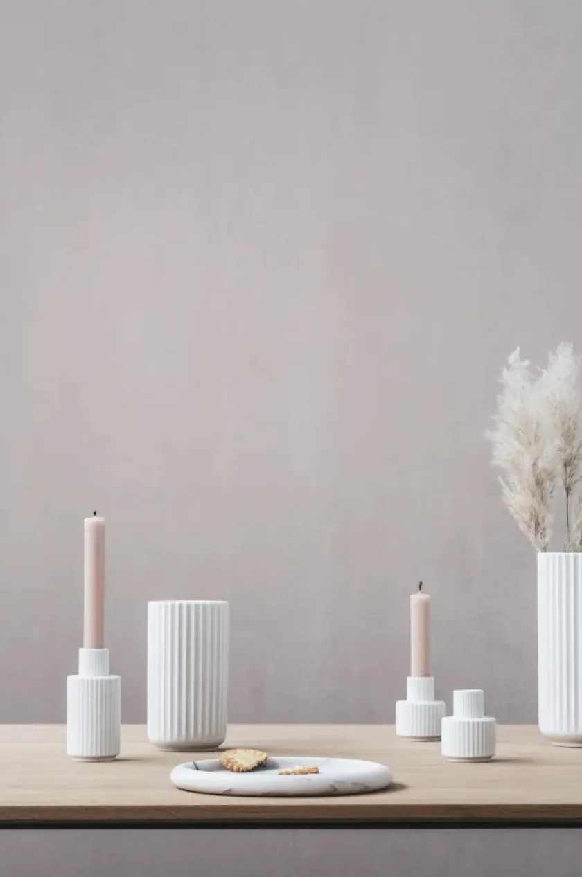 Lyngby Porcelæn Lysestager<Kronelysestage fra