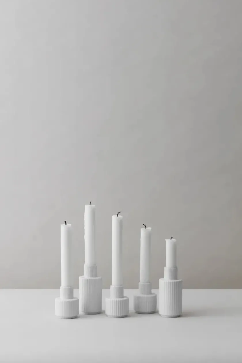 Lyngby Porcelæn Lysestager<Kronelysestage fra