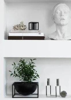 Audo Copenhagen Service<Kubus Bowl Centerpiece Large, guldbelagt fra