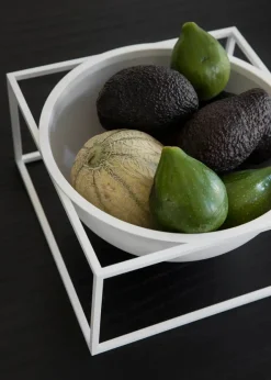 Audo Copenhagen Service<Kubus Bowl Centerpiece Large, sort fra