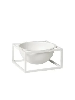 Audo Copenhagen Service<Kubus Bowl Centerpiece Small, hvid fra