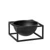 Audo Copenhagen Service<Kubus Bowl Centerpiece Small, sort fra