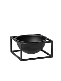 Audo Copenhagen Service<Kubus Bowl Centerpiece Small, sort fra