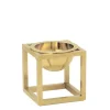Audo Copenhagen Service<Kubus Bowl Mini guldbelagt fra