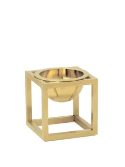 Audo Copenhagen Service<Kubus Bowl Mini guldbelagt fra