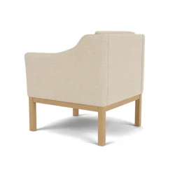 FDB Møbler Lænestole<L46 MK155 lænestol, beige tekstil af Mogens Koch