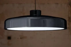 Nine Pendler|Spots<Lacquer pendant large, black fra