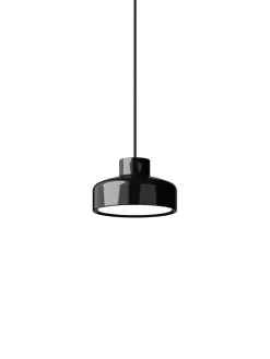 Nine Pendler|Spots<Lacquer pendant small, black fra