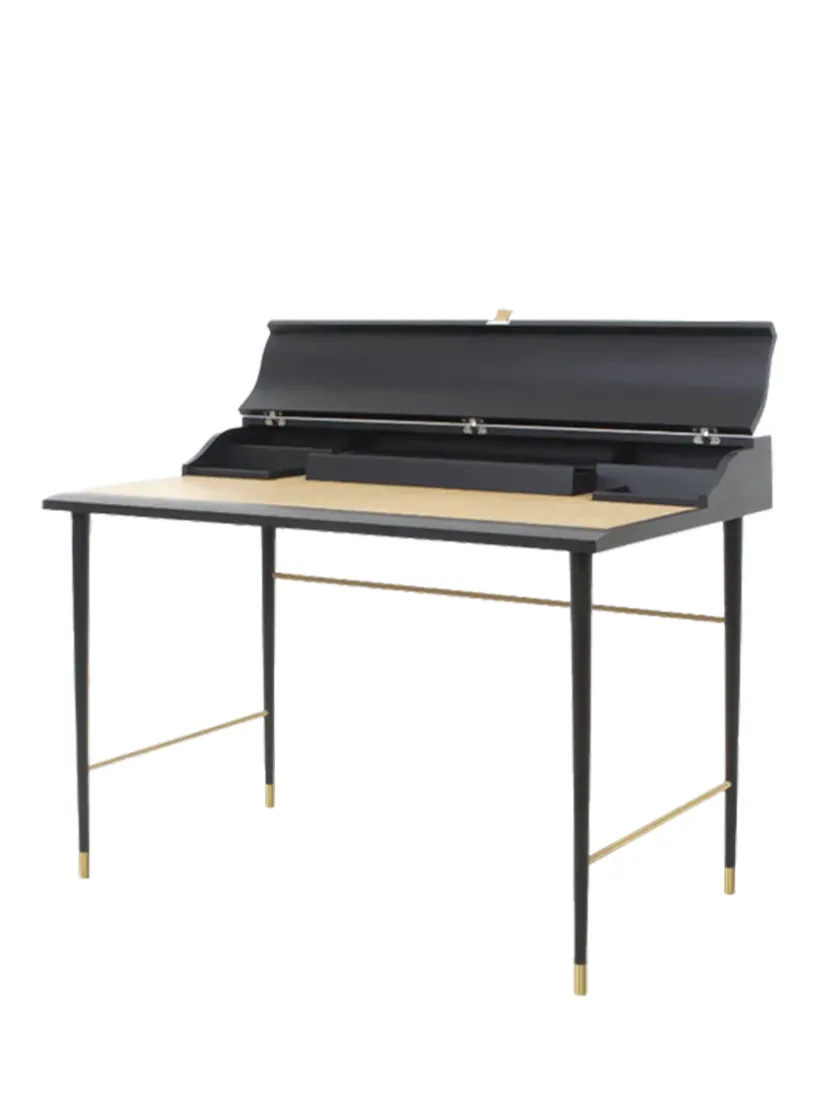 Stellar Works Skriveborde<Laval Writing Desk i sort malet eg