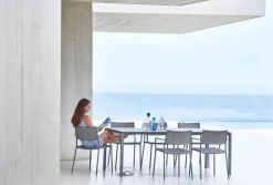 Cane-line Havestole<Less Armstol fra