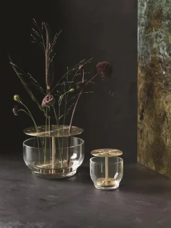 Fritz Hansen Vaser<Lille Ikebana Vase, messing af Jaime Hayon