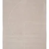 Linie Design Gulvtæpper<Lineal Poem Tæppe, Beige fra