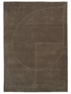 Linie Design Gulvtæpper<Lineal Poem Tæppe, Moss fra