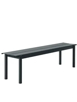 Muuto Havebænke<Linear Steel Bench, 170 cm fra