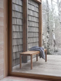 Muuto Havebænke<Linear Steel Bench, 170 cm fra