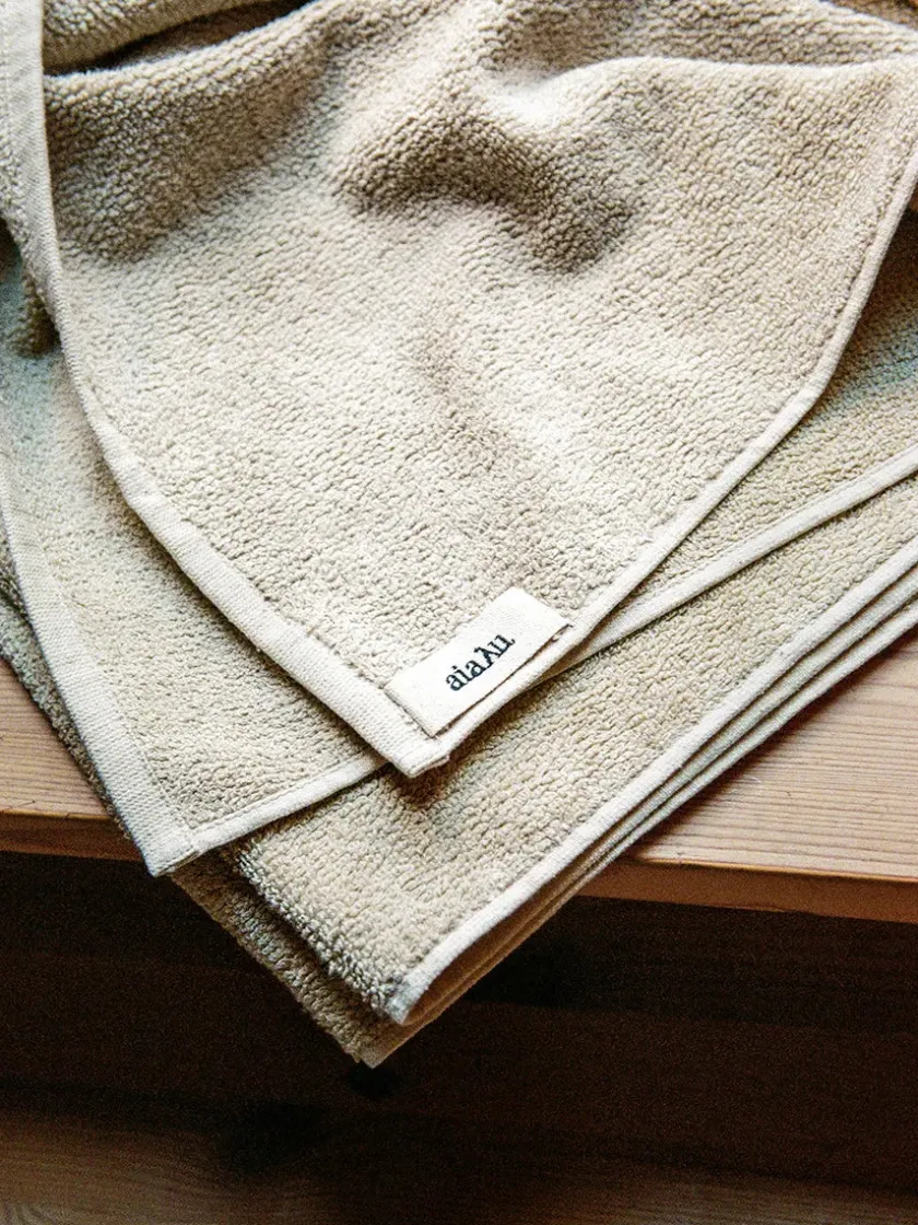 Aiayu Badeværelsestekstiler<Linen Guest Towel, 30 x 50 cm fra