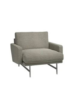 Fritz Hansen Lænestole<Lissoni PL111S Lounge Chair, Moss 015 fra