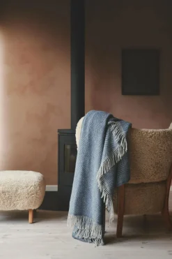 Silkeborg Uldspinderi Gaver Til Ham|Gaver Til Hende<Livø Plaid, seaweed fra