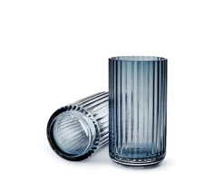 Lyngby Porcelæn Vaser<Lyngbyvasen blå glas fra