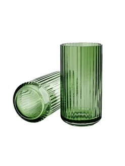 Lyngby Porcelæn Vaser<Lyngbyvasen blå glas fra