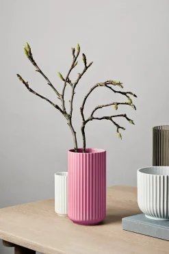 Lyngby Porcelæn Vaser<Lyngbyvasen i mørk grøn, H31 cm fra