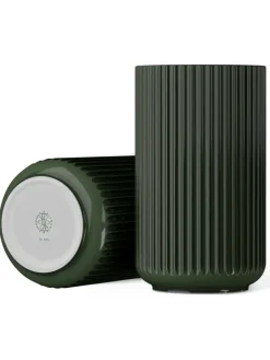 Lyngby Porcelæn Vaser<Lyngbyvasen i mørk grøn, H31 cm fra