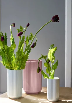 Lyngby Porcelæn Vaser<Lyngbyvasen i mørk grøn, H31 cm fra