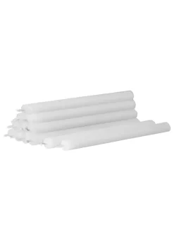 STOFF Nagel Stearinlys|Lysestager<Lys i hvid til Nagel lysestage