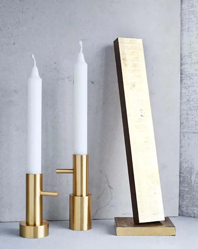 Fritz Hansen Lysestager<Lysestage #1 stål af Jaime Hayon