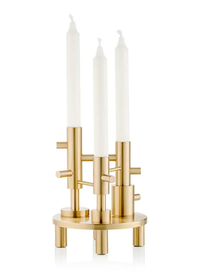 Fritz Hansen Lysestager<Lysestage large stål af Jaime Hayon