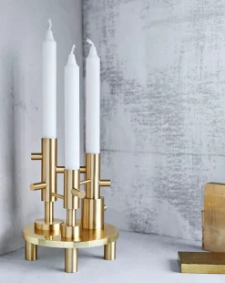 Fritz Hansen Lysestager<Lysestage large stål af Jaime Hayon