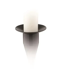 Piet Hein Lysestager<Lysmanchetter, messing fra