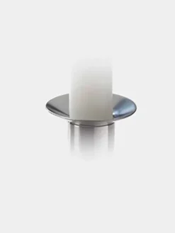 Piet Hein Lysestager<Lysmanchetter, messing fra